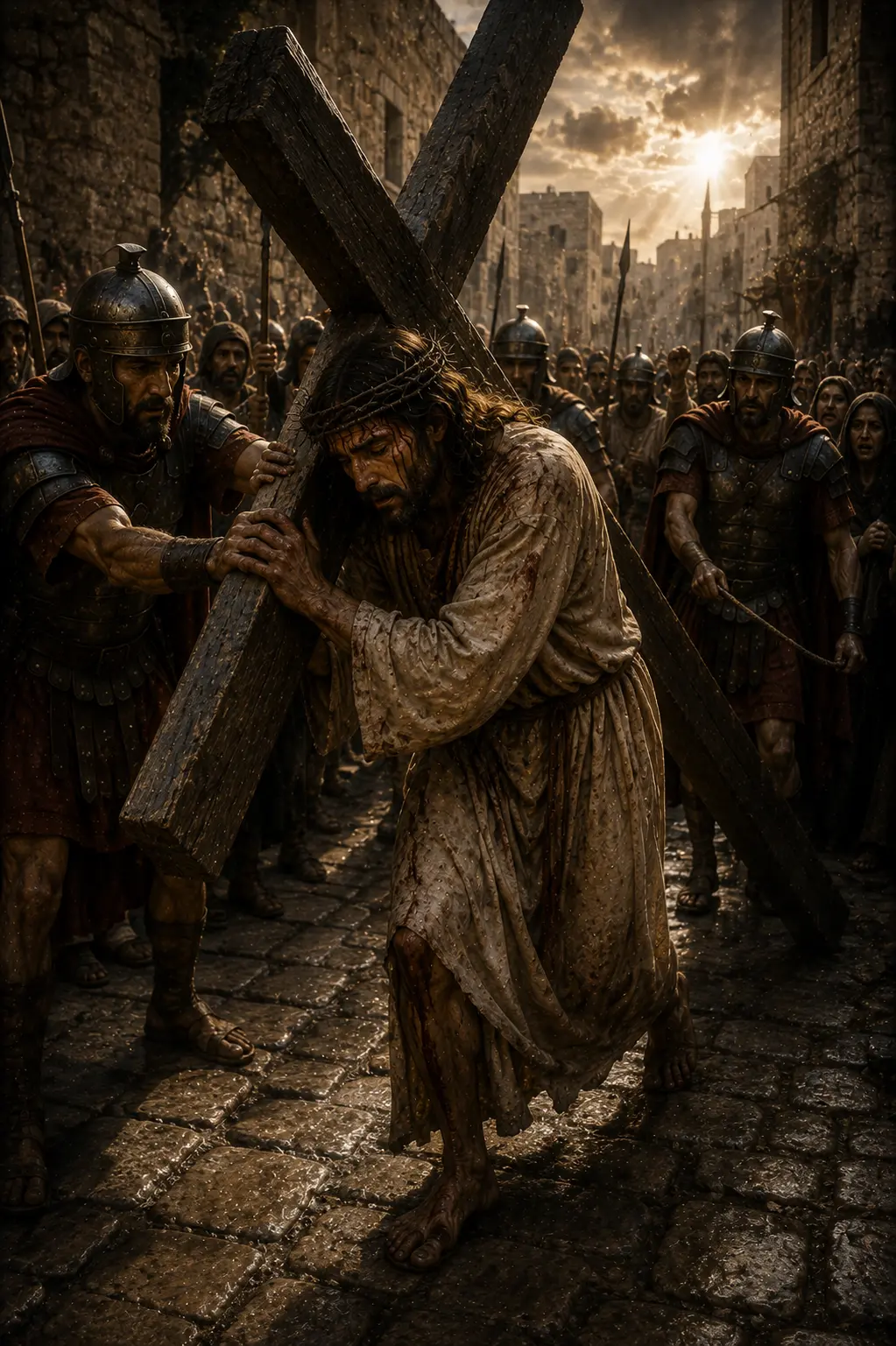 Jesus a Caminho do Calvário